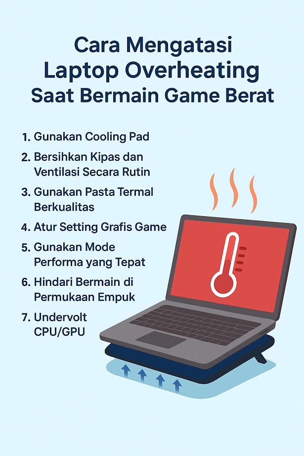 Cara Mengatasi Laptop Overheating Saat Gaming Berat