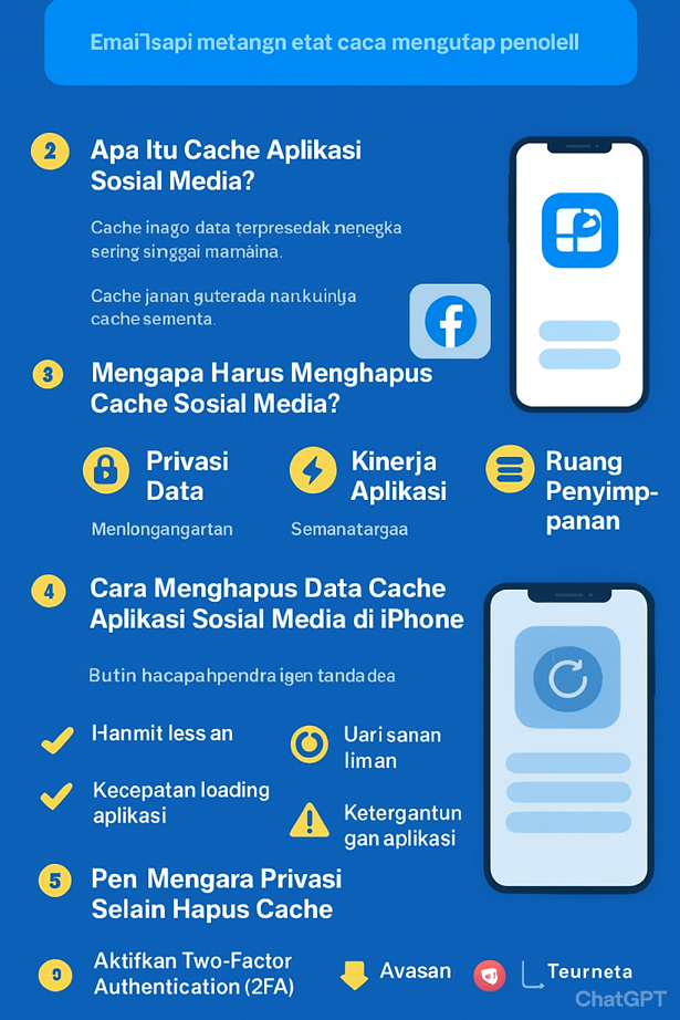 ara Menghapus Data Cache Aplikasi Sosial Media untuk Privasi