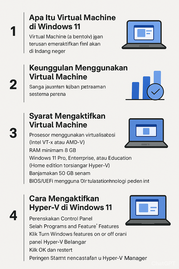 Panduan Mengatur Virtual Machine di Windows 11