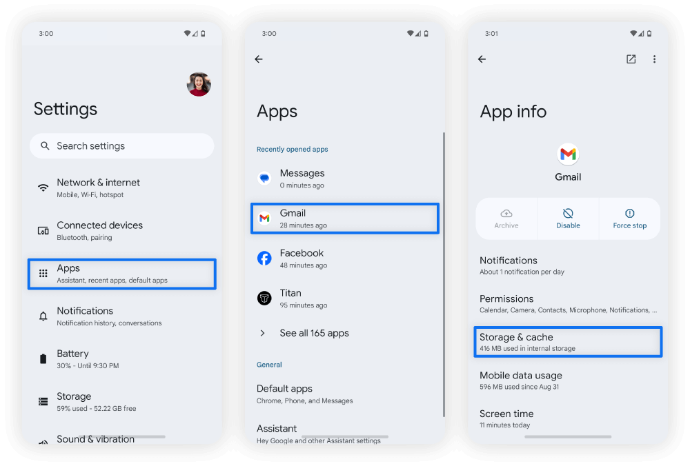 Panduan membersihkan cache di Android