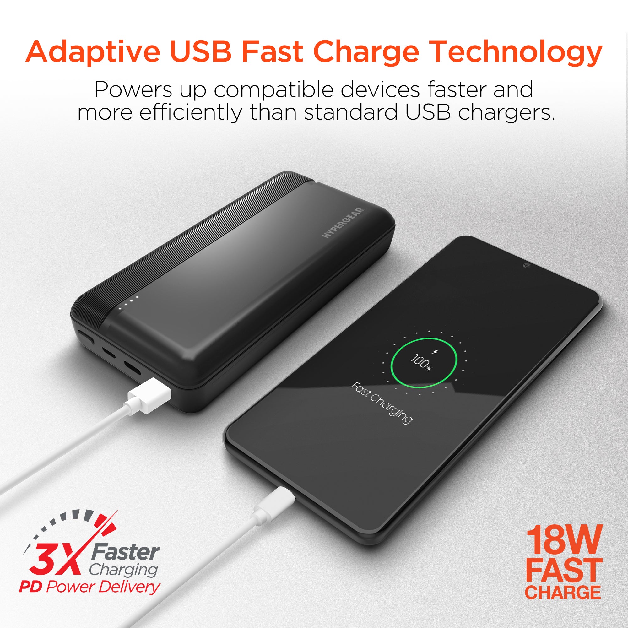 Ilustrasi power bank dengan teknologi fast charging